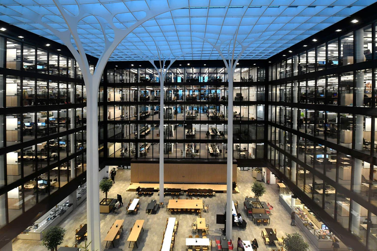 Amazon hat eine neue Deutschlandzentrale in München eröffnet  — © -/Amazon/dpa