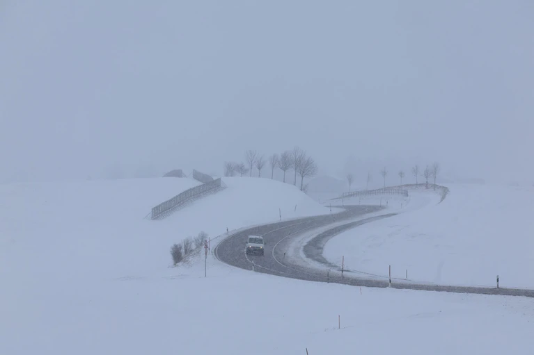 Vielerorts hat es geschneit. — © Karl-Josef Hildenbrand/dpa