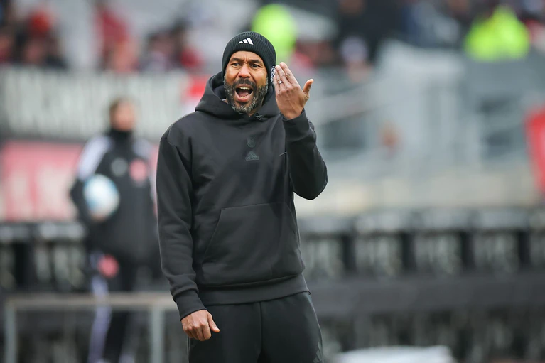 Viel Grund zum Ärgern am Spielfeldrand hatte Fortuna-Coach Daniel Thioune. — © Daniel Karmann/dpa