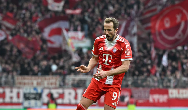 Bayern-Torjäger Harry Kane. — © Carmen Jaspersen/dpa