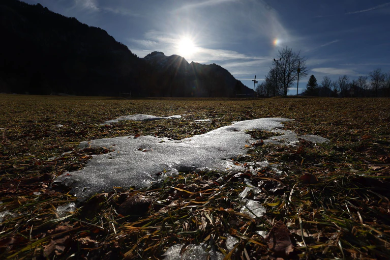 Kalt aber weitgehend sonnig sind die Wetteraussichten für Bayern. (Archivbild) — © Karl-Josef Hildenbrand/dpa