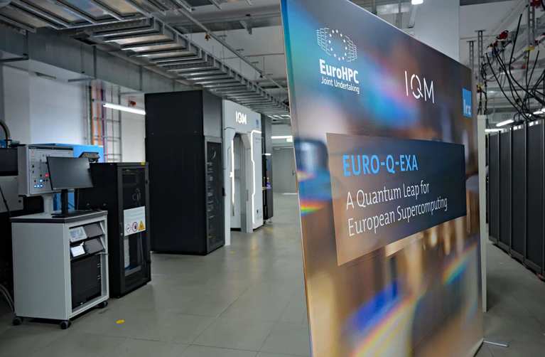 Die Inbetriebnahme des Quantencomputer Euro-Q-Exa gilt als Meilenstein. — © Malin Wunderlich/dpa