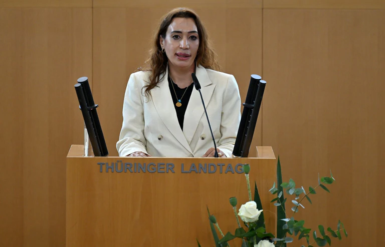 Vollständig aufklärt sei der NSU-Komplex bis heute nicht, sagt Semiya Şimşek.  — © Martin Schutt/dpa