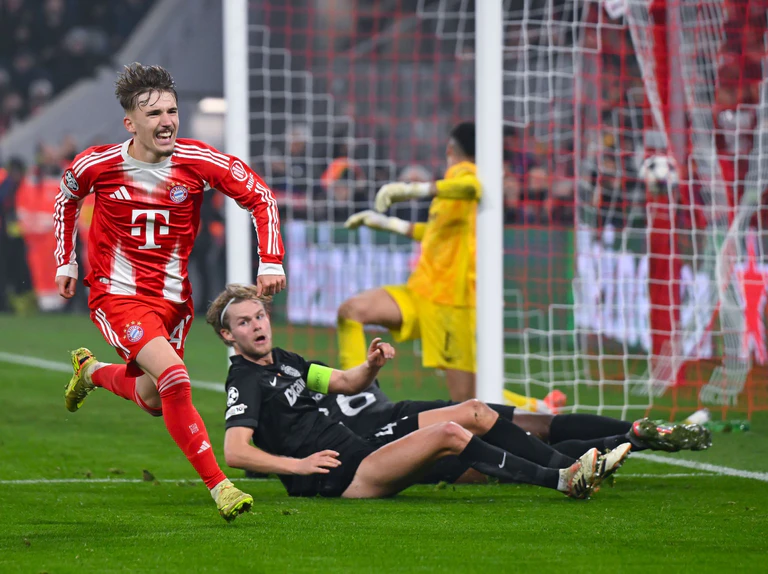 Lennart Karl traf zum umjubelten 2:1. — © Sven Hoppe/dpa