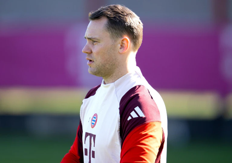 Manuel Neuer ist wieder im Training zurück. — © Sven Hoppe/dpa