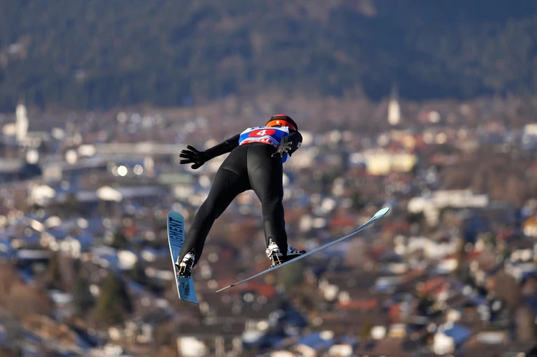 Selina Freitag war an Silvester die beste Deutsche. — © Matthias Schrader/AP/dpa