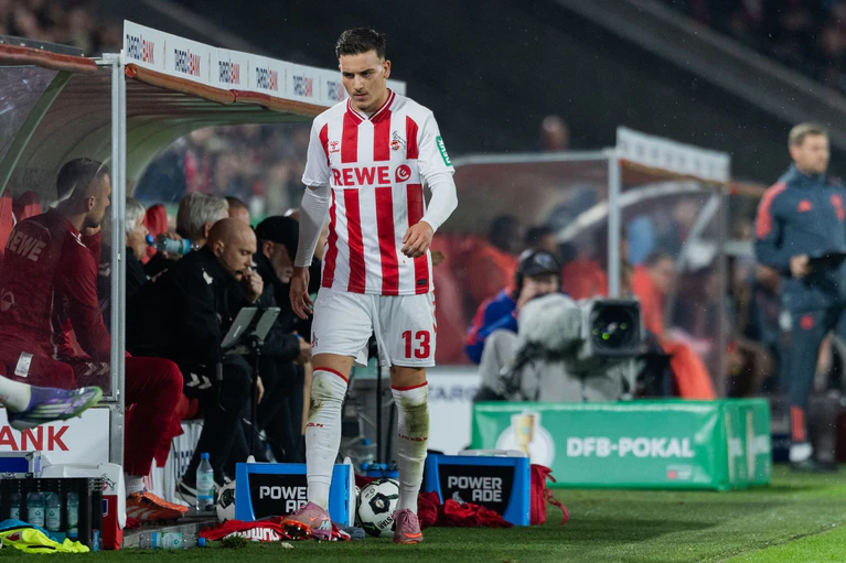 Diesmal war es ein trauriger Abend für FC-Talent El Mala. — © Rolf Vennenbernd/dpa