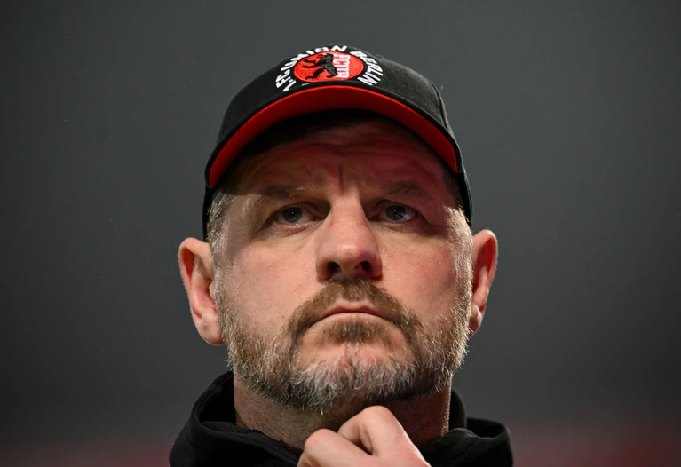 Vertragsverlängerung vor dem Augsburg-Gastspiel: Union-Trainer Steffen Baumgart. (Archivbild) — © Soeren Stache/dpa