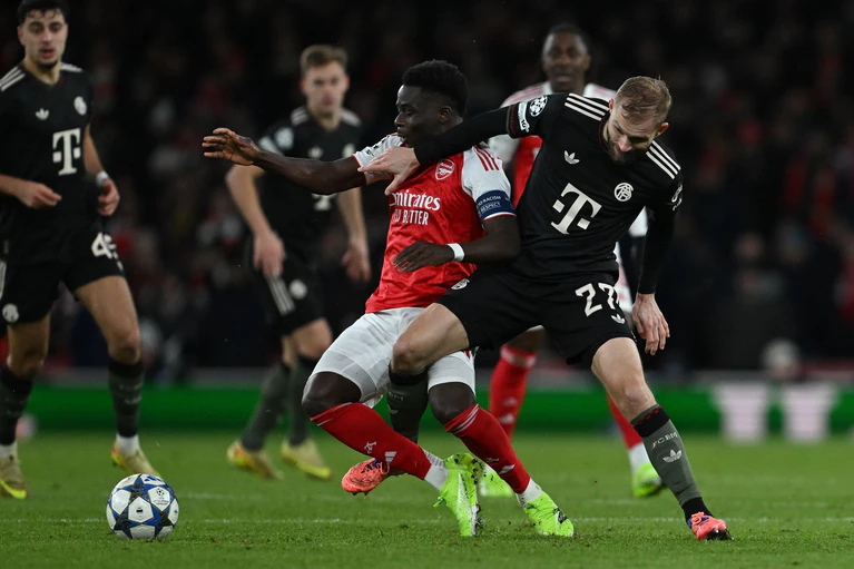 Der FC Bayern war zum Spitzenspiel in London zu Gast. — © Sven Hoppe/dpa