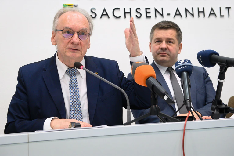 Haseloff kontert Söders Forderung nach Bundesländerfusion (Foto-Archiv) — © Klaus-Dietmar Gabbert/dpa