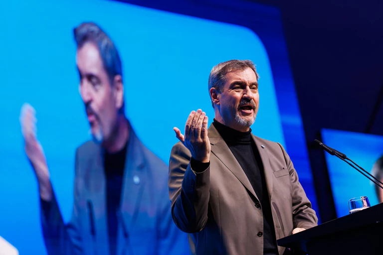 CSU-Chef Söder will eine Entscheidung im Renten-Streit noch in diesem Jahr. — © Philipp von Ditfurth/dpa