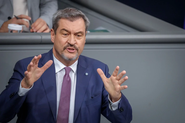 «Keine Option»: Markus Söder untermauert Absage an Schwarz-Grün (Archivbild). — © Kay Nietfeld/dpa