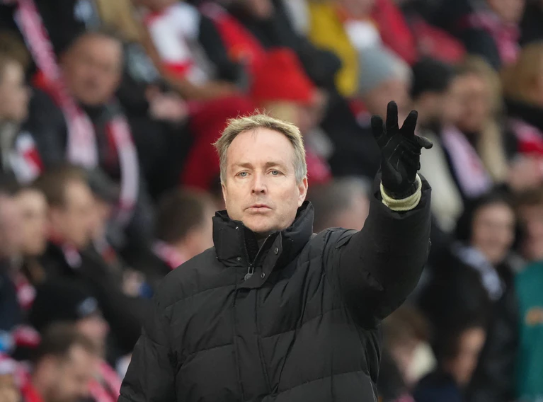 Titelchance mit Leverkusen: Trainer Kasper Hjulmand. (Archivbild) — © Soeren Stache/dpa