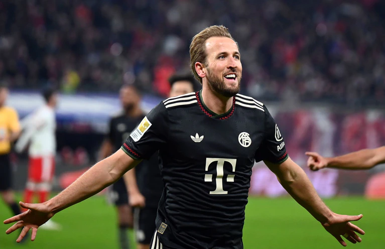 Zur Stelle, wenn es wichtig ist: Bayern-Torjäger Harry Kane. — © David Hammersen/dpa