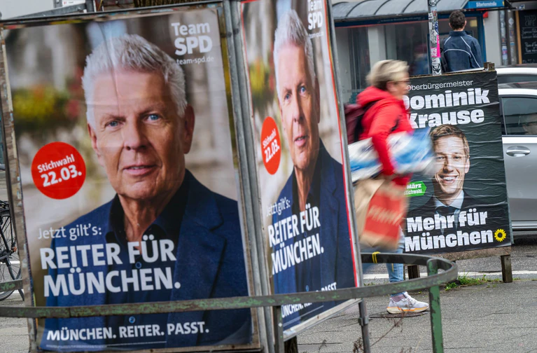 Reiter oder Krause? Wer wird am 22. März Münchner OB? — © Peter Kneffel/dpa