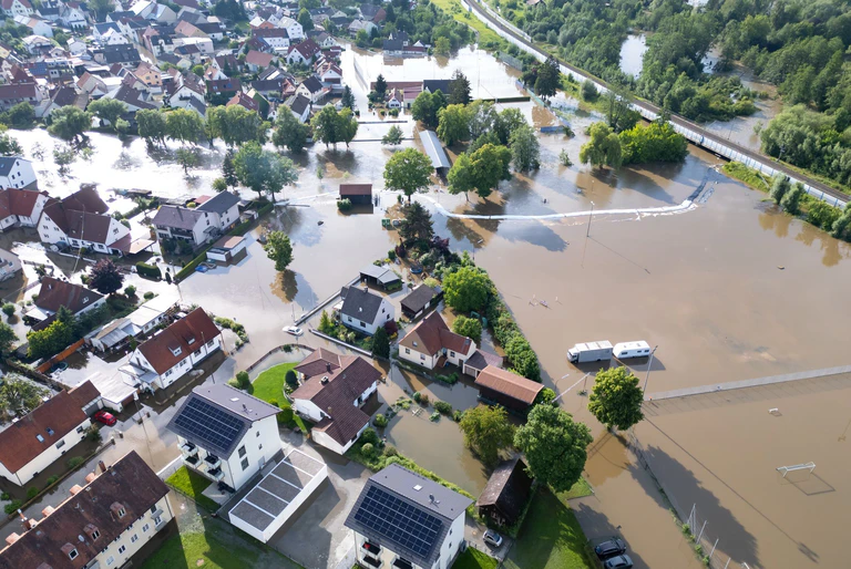 Das Hochwasser hat für viele Schäden gesorgt.  — © Sven Hoppe/dpa