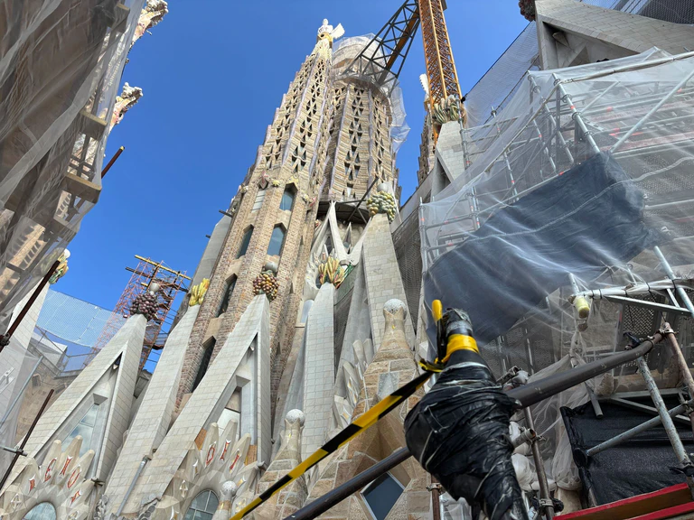 Die finale Bauphase an der Sagrada Família beginnt nun. (Archivbild)  — © Jan-Uwe Ronneburger/dpa