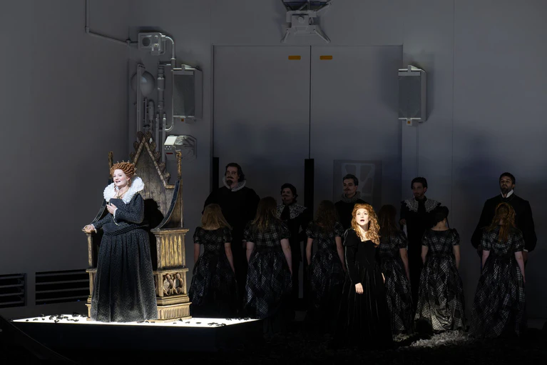 «Of One Blood»ist eine neue Oper über Mary Stuart und Elizabeth I.  — © Monika Ritterhaus/Bayerische Staatsoper/dpa