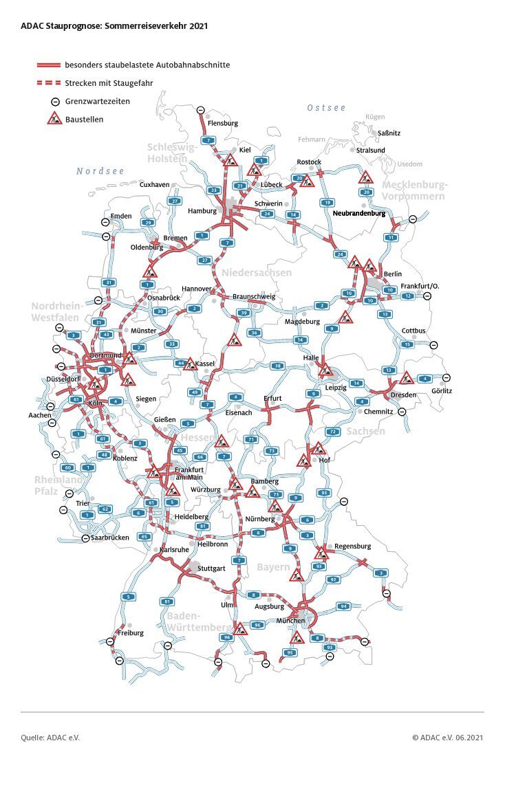 ADAC, Stau, Verkehr, Stauprognose, © Bild © ADAC e.V.